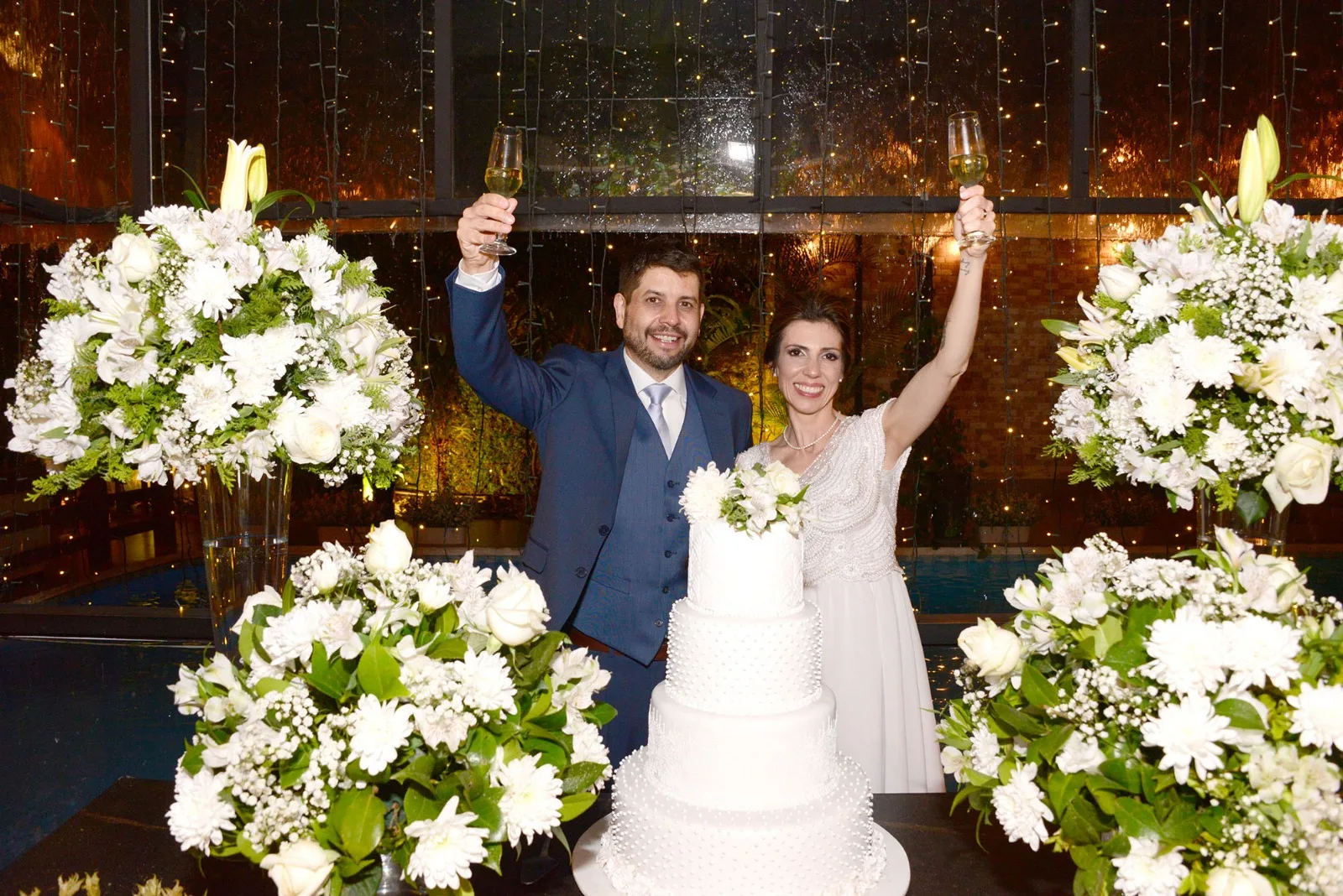 Cerimônia de casamento no Cedrom Eventos