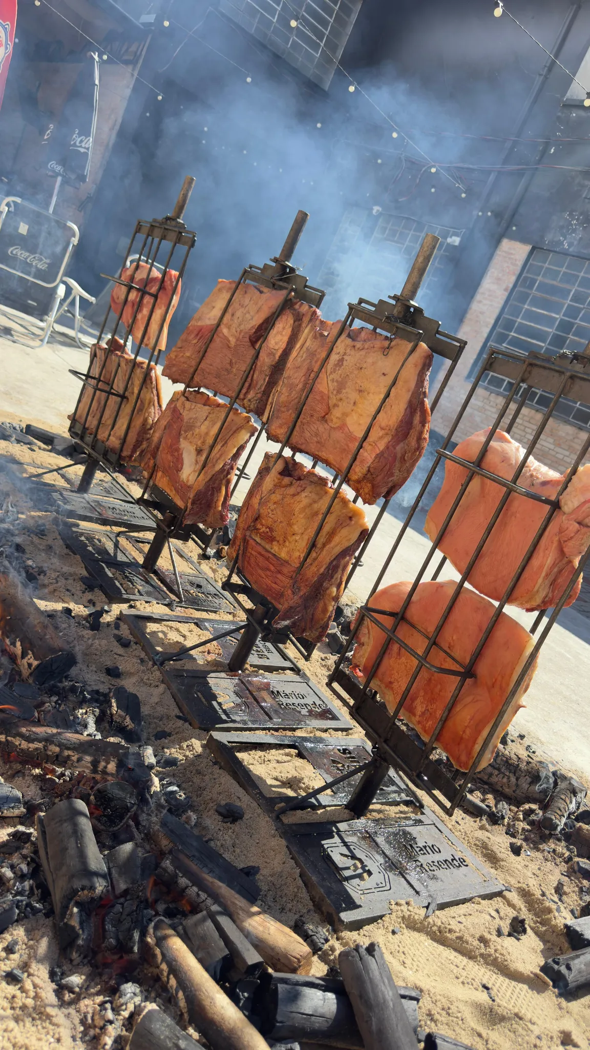 Comida na brasa do Farofa