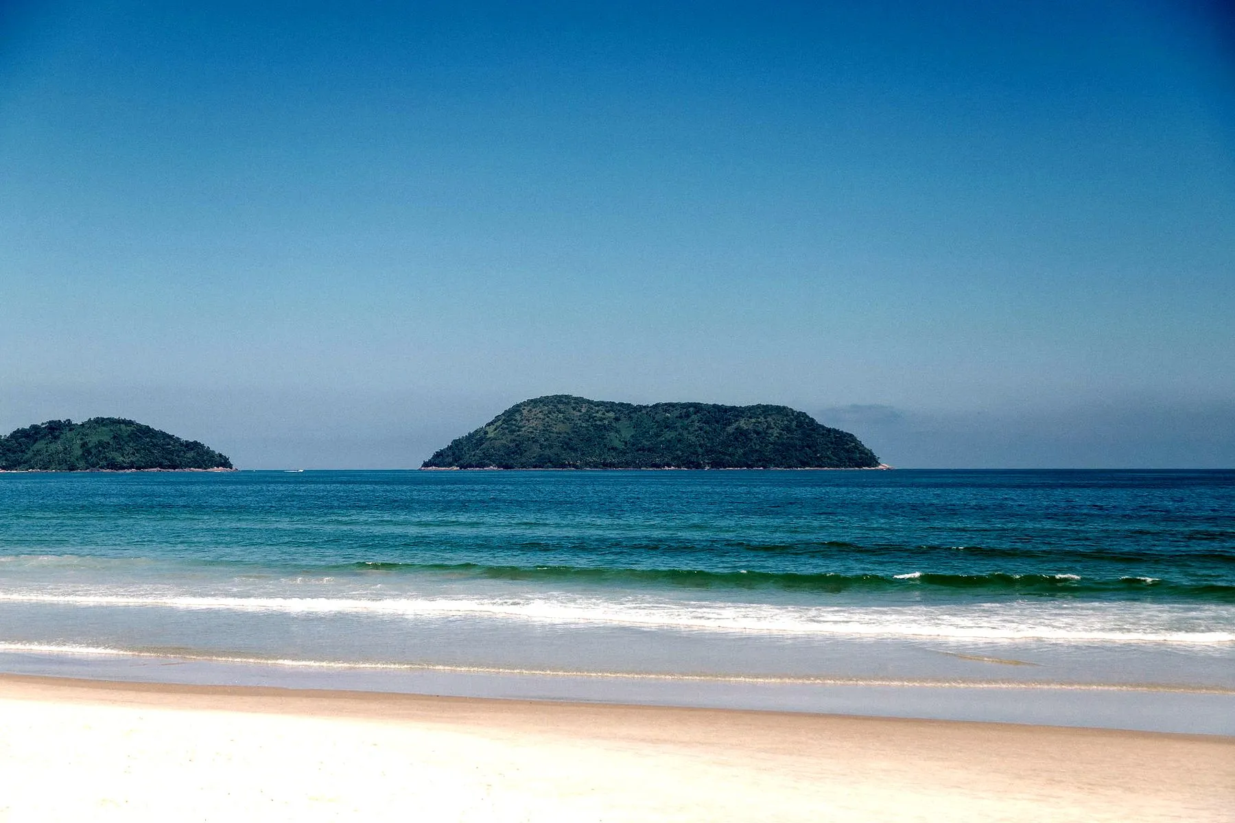 Vista do mar em Juqueí
